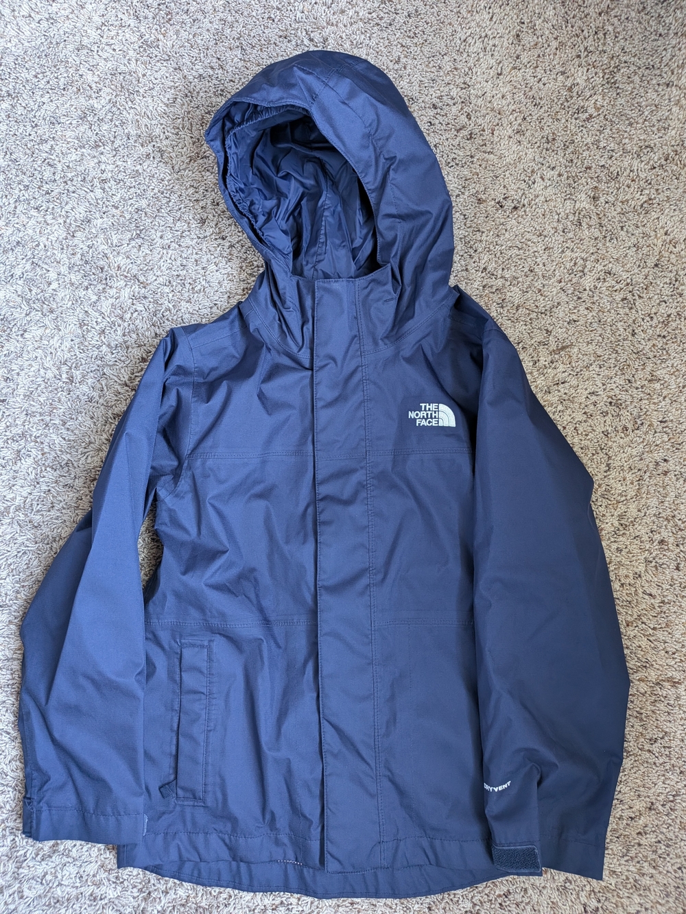 The North Face Kids' Navy Hooded Rain Jacket